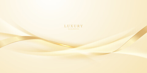 luxury golden abstract background vector illustration