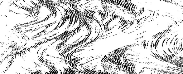 Rough texture. Broken plaster wall effect. Grunge worn damask pattern design. Distressed fabric texture. Overlay  design. Vector illustration. Eps10.