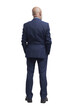 © stokkete - Corporate businessman standing back viewPNG file no background