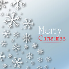 Wall Mural - Merry christmas card 