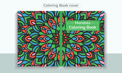 Wall Mural - Coloring book cover for adults and ready to print