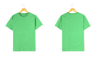 green t shirt