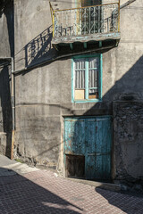 Wall Mural - Street view in sunny Briancon, France