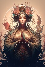 Guanyin. Goddess Of Mercy. 