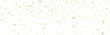 © Good Goods - Gold stars vector background, sparkling Christmas confetti falling isolated on white. magic shining flying stars glitter backdrop, sparkle border