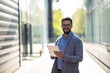 © Novak - Classical portrait of businessman with tablet