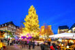 canvas print picture - Weihnachtsmarkt in Bensheim, Hessen, Deutschland 