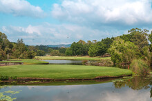 Spectacular Panoramic View Of The Beautiful Glades Golf Course, One Of Australia’s Most Prestigious Resort Golf Courses In Queensland, Gold Coast. Designed By Australian Golfing Icon, Greg Norman.