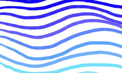 Poster - Abstract line pattern with blue gradation for background and wallpaper