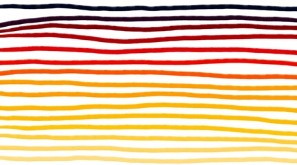 Poster - Abstract line pattern with yellow and red gradation for background and wallpaper