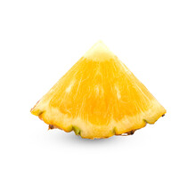 Fresh Pineapple Isolated On Transparent Background (.PNG)