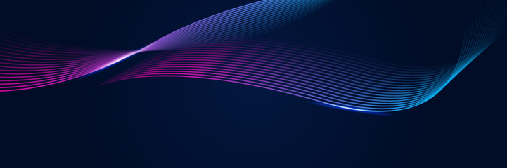 Abstract red blue and pink purple gradient wave particle background. Flow wave with line landscape. Digital data structure. Future mesh pattern point visualization. Technology vector illustration.