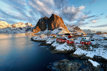 Wall Mural - landscape of norway lofotens - hamnoy
