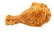 Fried chicken drumstick on white background, Fried chicken on white PNG File.
