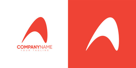 Creative A Letter Arrow Logo Design