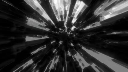 Wall Mural - gray and purple background. motion.a bright rotating tunnel in cartoon animation that spins at a fas