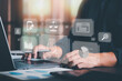 © chaylek - Businessman Audit documents, quality assessment management With a checklist, business document evaluation process, market data report analysis and consulting, plan review process.