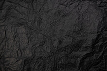 Black Wrinkled Wrapping Paper