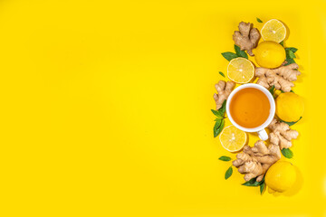 Ginger lemon tea