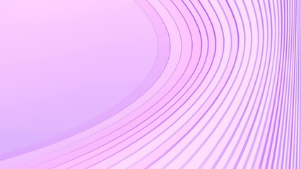 Fototapete - Endless digital seamless loop animation of simple twisted geometric shapes with a trendy pink gradient. 3d rendering abstract background. 4K, Ultra HD resolution