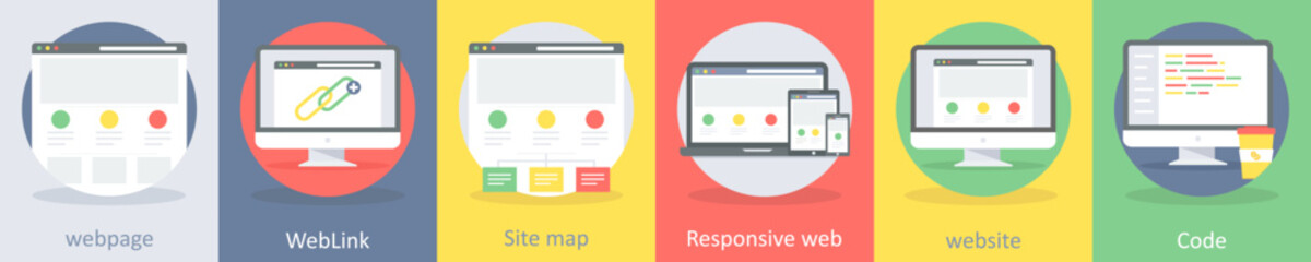 webpage, weblink, site map