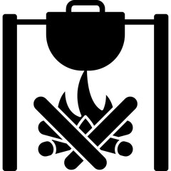 Poster - Outdoor Meal Icon