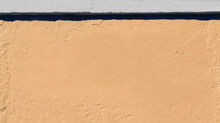 Yellow Wall And White Detail With Shadow - Yellow Texture