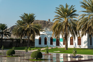 Wall Mural - Al Alam Sultan Palace in Muscat, Oman. Arabian Peninsula. 