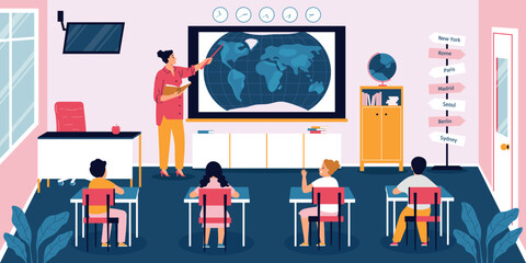 School Teacher Illustration