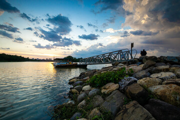 Wall Mural - Wetland Putrajaya for water recreation and sports.