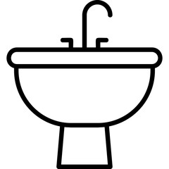 Sticker - Sink Icon