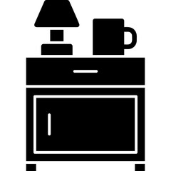 Sticker - Bedside Table Icon