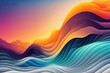 © AkuAku - Gradient Wave Background Illustration 2D Illustrated