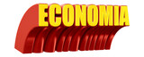 Fototapeta  - Selo 3d Economia vermelho