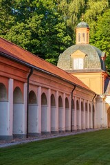 Canvas Print - Vertical shot of Reszel architecture in Poland