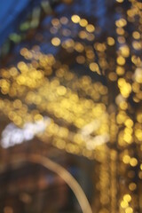 Wall Mural - The bokeh light of icon Siam