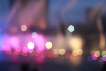 Wall Mural - The bokeh light of icon Siam