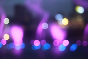 Wall Mural - The bokeh light of icon Siam