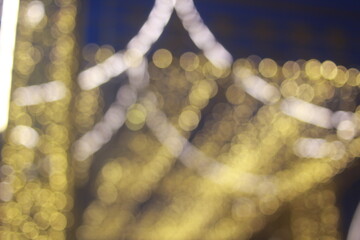 Wall Mural - The bokeh light of icon Siam