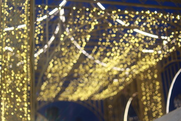Wall Mural - The bokeh light of icon Siam