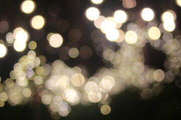 Wall Mural - The bokeh light of icon Siam