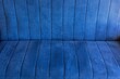 Surface of a blue sofa fabric for modern interior design