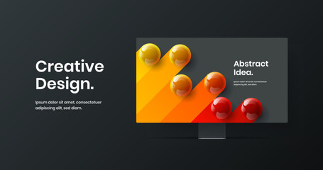 Wall Mural - vivid website design vector illustration. original display mockup banner layout.