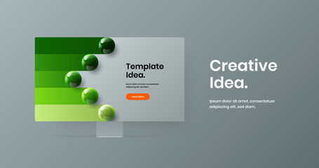 Wall Mural - vivid display mockup site screen layout. isolated landing page design vector illustration.