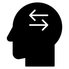 Sticker - Human Mind Confused Icon