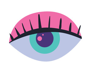 Sticker - flat eye design