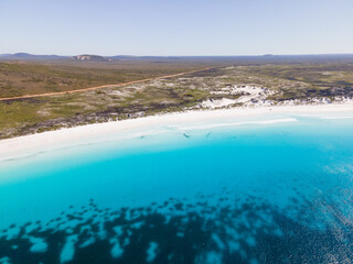 Wall Mural - Lucky Bay from above, Cape Le Grand, Western Australian Beaches