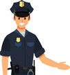 policeand cop character 