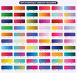 © Whiskerz - Set of vivid gradients, Screen gradients with modern abstract backgrounds for covers, calendar, brochure, invitation, cards, web design, apps. Trendy vibrant soft gradient colors squares palettes