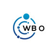 © Abdullah - WBO letter technology logo design on white background. WBO creative initials letter IT logo concept. WBO letter design.